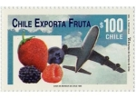 Stamps : America : Chile :   “CHILE EXPORTA FRUTA”