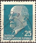 Stamps Germany -  Walter Ulbrich (DDR)