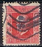 Stamps Czechoslovakia -  Scott  98 Presidente  Marsaryk (8)