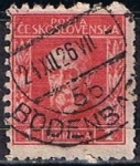 Stamps Czechoslovakia -  Scott  98 Presidente  Marsaryk (9)