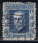 Stamps Czechoslovakia -  Scott  99 Presidente  Marsaryk (4)