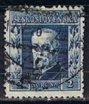 Stamps Czechoslovakia -  Scott  99 Presidente  Marsaryk (5)