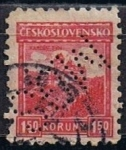 Stamps Czechoslovakia -  Scott  110  Castillo Karlstein