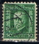 Stamps Czechoslovakia -  Scott  116  Presidente  Marsaryk (2)