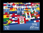 Stamps : America : Peru :  2011 PERU UPAEP 100 AÑOS