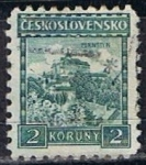 Sellos de Europa - Checoslovaquia -  Scott  134  Castillo Pernestan