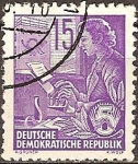 Stamps Germany -  Fünfjahresplan (plan quinquenal-DDR)