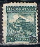 Sellos de Europa - Checoslovaquia -  Scott  134  Castillo Pernestan (9)