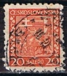 Stamps Czechoslovakia -  Scott  154  Escudo de Armas (3)