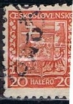 Sellos de Europa - Checoslovaquia -  Scott  154  Escudo de Armas (5)
