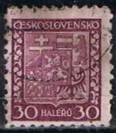Stamps Czechoslovakia -  Scott  156  Escudo de Armas (2)