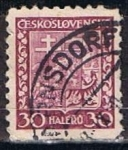 Stamps Czechoslovakia -  Scott  156  Escudo de Armas (9)