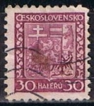 Stamps Czechoslovakia -  Scott  156  Escudo de Armas (10)