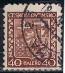 Stamps Czechoslovakia -  Scott  157  Escudo de Armas