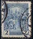 Stamps : Europe : Czechoslovakia :  Scott  161 Catedral de San Vitus