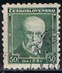 Stamps Czechoslovakia -  Scott  168  Presidente Masaryk (2)
