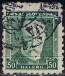 Stamps Czechoslovakia -  Scott  168  Presidente Masaryk (3)