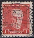 Stamps Czechoslovakia -  Scott  170  Presidente Masaryk (7)