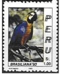 Stamps Peru -  LOROS