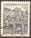 Stamps Germany -  paisajes y edificios históricos (DDR).