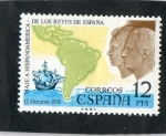 Stamps Spain -  2370- VIAJE HISPANOAMERICA DE LOS REYES DE ESPAÑA.