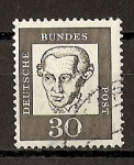 Stamps : Europe : Germany :  Emmanuel Kant.