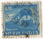 Stamps : Asia : India :  Electric Locomotive