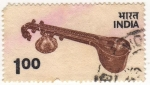 Stamps : Asia : India :  Instrumento Musical