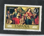 Sellos de Europa - Espa�a -  2542- DESPOSORIOS MISTICOS DEL VENERABLE AGNESIO ( J.JUANES ).