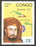 Sellos de Africa - Repblica del Congo -  953 - Juan De La Cosa, navegante