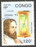 Sellos del Mundo : Africa : Repblica_del_Congo : 955 - Alonso de Ojeda, navegante