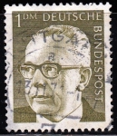 Stamps Germany -  Gustav Heinemann	