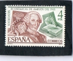 Stamps Spain -  2402- SOCIEDADES ECONOMICAS DE AMIGOS DEL PAIS.