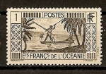 Sellos de Oceania - Polynesia -  Establecimiento Frances de Oceania - Colonia.