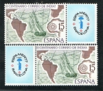 Sellos de Europa - Espa�a -  2437- ESPAMER 77- II CENTENARIO CORREO INDIAS.