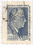 Stamps : America : Brazil :  Visita de Giovanni Gronchi