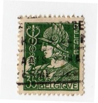 Stamps : Europe : Belgium :  Comercio(Mercurio)