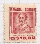 Sellos de America - Brasil -  Conde de Porto Alegre