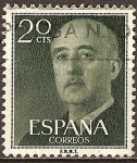 Stamps Spain -  General Franco