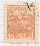 Stamps : America : Brazil :  Trigo