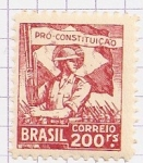 Sellos de America - Brasil -  Pro Constitución