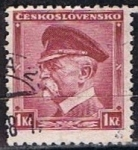 Stamps Czechoslovakia -  Scott  212  Presidente Masaryk (6)