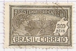 Sellos de America - Brasil -  Bicentenario de la cultura de café