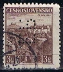 Sellos de Europa - Checoslovaquia -  Scott  222  castillo Cesky Raj