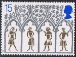 Stamps United Kingdom -  NAVIDAD. CATEDRAL DE ELY, EN CAMBRIDGESHIRE