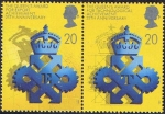 Stamps : Europe : United_Kingdom :  25 ANIV. DE LOS PREMIOS DE LA REINA A LA EXPORTACIÓN Y LOS LOGROS TECNOLÓGICOS