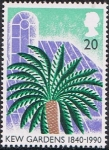 Stamps United Kingdom -  150 ANIVERSARIO DE LOS JARDINES DE KEW. CÍCADAS