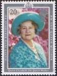 Stamps United Kingdom -  90º CUMPLEAÑOS DE LA REINA MADRE. RETRATO RECIENTE
