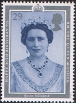 Stamps United Kingdom -  90º CUMPLEAÑOS DE LA REINA MADRE. COMO REINA CONSORTE EN 1937