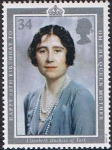 Stamps United Kingdom -  90º CUMPLEAÑOS DE LA REINA MADRE. COMO DUQUESA DE YORK